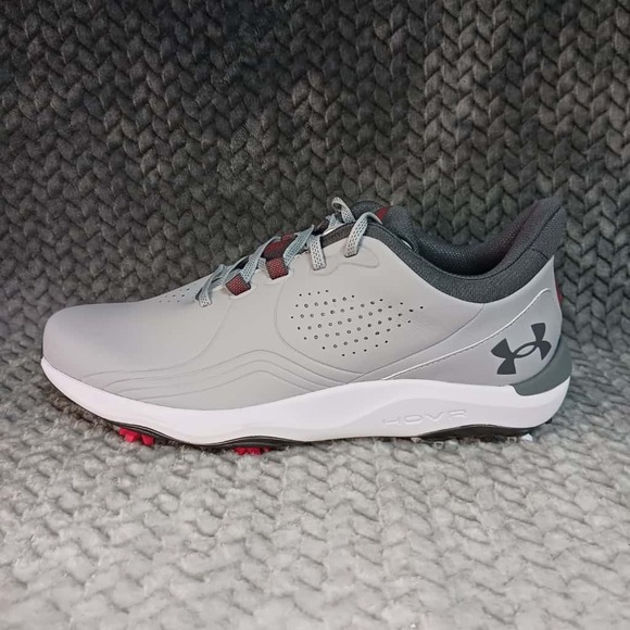 Under Armour HOVR Drive Golf Shoes Sneakers 3026918-102 Spiked Gray Men Size 9.5 - Picture 8 of 10